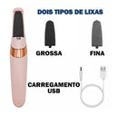 Lixa de Pé Elétrica Portátil Removedor de Calos e Rachaduras CallusCare