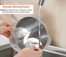 Moedor e Triturador de Alimentos Elétrico em Aço Inox (Carne Legumes Temperos)
