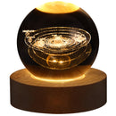 Esfera espacial 3D de luz + FRETE GRÁTIS