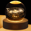 Esfera espacial 3D de luz + FRETE GRÁTIS